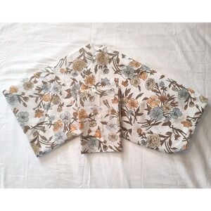 Sears Roebuck Renfrew Hall Perma Prest Percale Twin Sheet Set & Pillowcase Retro